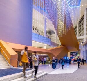 Golden State Warriors’ New San Francisco Chase Center Stadium, Scope Esplanade and Lobbies